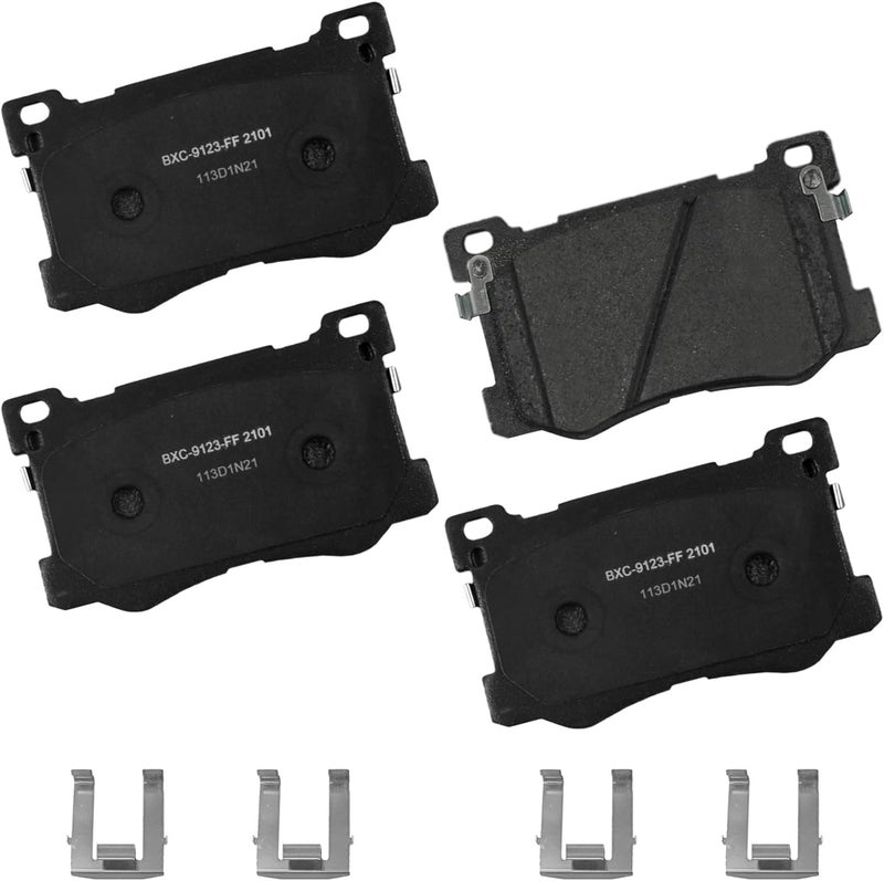 Bendix Premium SBC2101 Ceramic Front Brake Pads for Genesis G80 2020-2017, Hyundai Genesis 2016-2015, Kia K900 2017-2015 - Image 1